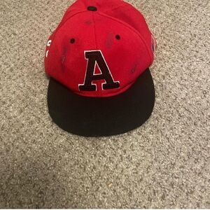 Kids Red and Black Cap